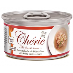 Консервы PETTRIC Cherie для кошек, тунец с креветкой