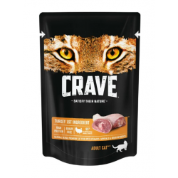 Crave пауч для кошек индейка в желе 70 г 