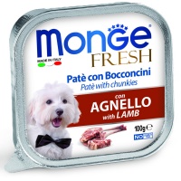 Monge Dog Fresh консервы для собак ягненок 100г