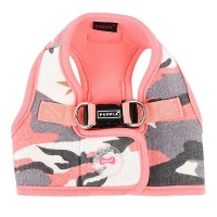 PUPPIA Шлейка для животных ENSIGN, розовый камуфляж