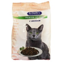 Dr. Cluader's cухой корм с ЛОСОСЕМ для кошек, 15 кг
