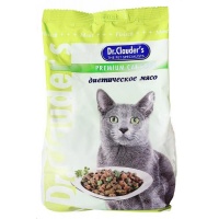 Dr. Cluader's cухой корм ДИЕТИЧЕСКОЕ МЯСО для кошек, 15 кг