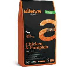 Сухой корм для взрослых собак мелких пород Alleva Natural Chicken & Pumpkin Mini