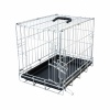 DUVO+ Клетка для собак однодверная "Pet Kennel Top Line MINI", серебристая, 47х30х37см