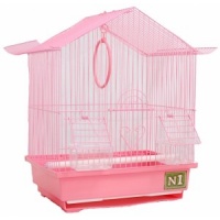 N1 Клетка для птиц, 30x23x39, пагода, укомплектованная.