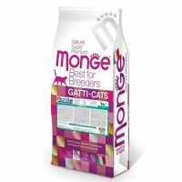 Monge Cat Hairball корм для кошек для выведения шерсти 1,5 кг + В ПОДАРОК беззерновой корм из трески для взрослых кошек 1,5 кг