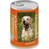 Dog Lunch консервы для собак Цыпленок
