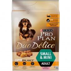 Pro Plan Duo Delice сухой корм для собак мел.пород лосось