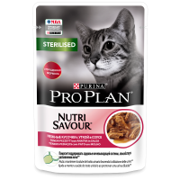 Pro Plan Pouch консервы для стерилизованных кошек утка