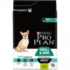 Pro Plan сухой корм для собак мел.пород с чувст.пищеварением ягненок рис