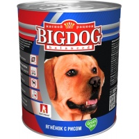 Зоогурман BIG DOG консервы для собак Ягненок с рисом